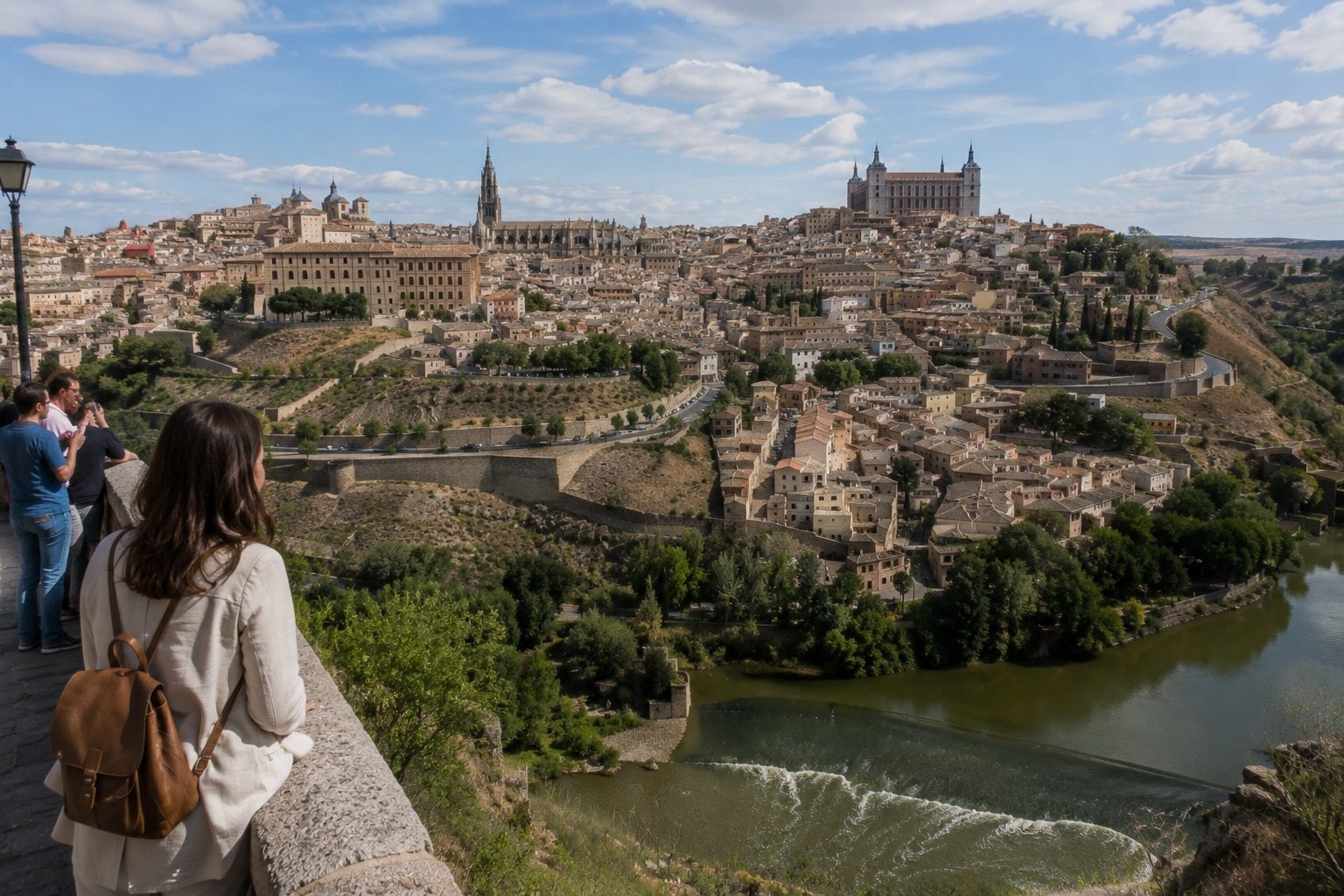 Dagsutflykt: Toledo i Madrid med människor och realistisk resemiljö